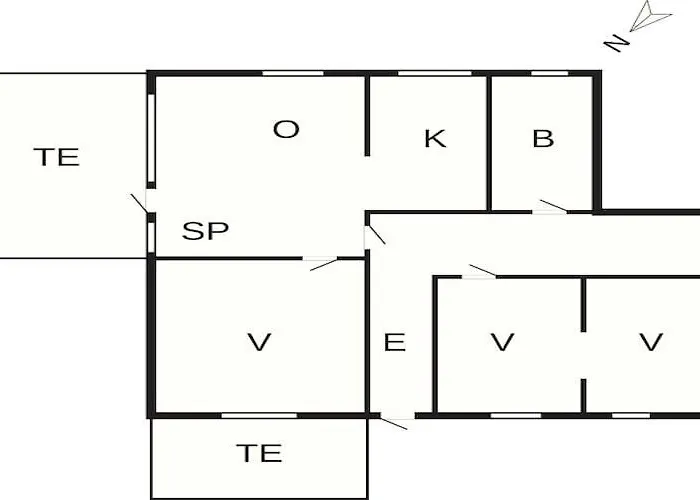 Dom wakacyjny 5 Person In Allinge-by Traum Allinge-Sandvig